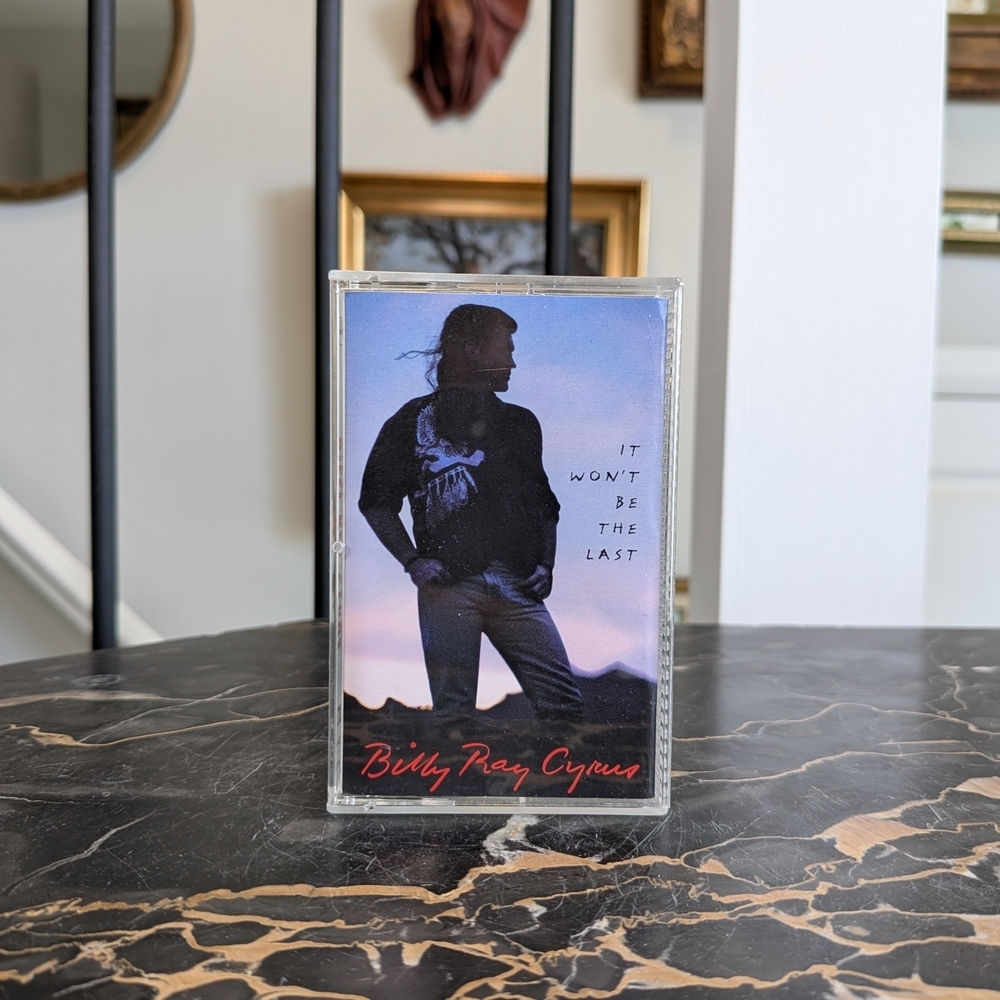 Billy Ray Cyrus It Won't Be The Last Cassette Tape Vintage 1993 90s Country